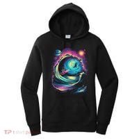 Surfing Outta Space Astronaut Women's Hoodie thumb 0