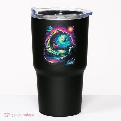 Surfing Outta Space Astronaut Tumbler