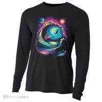 Surfing Outta Space Astronaut Cooling Performance Long Sleeve Crew thumb 0