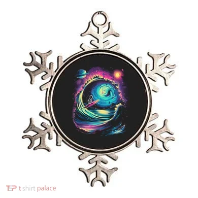 Surfing Outta Space Astronaut Ornament