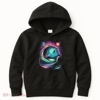 Surfing Outta Space Astronaut Kids Hoodie thumb 0