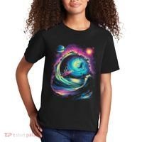 Surfing Outta Space Astronaut Kids T-Shirt thumb 2