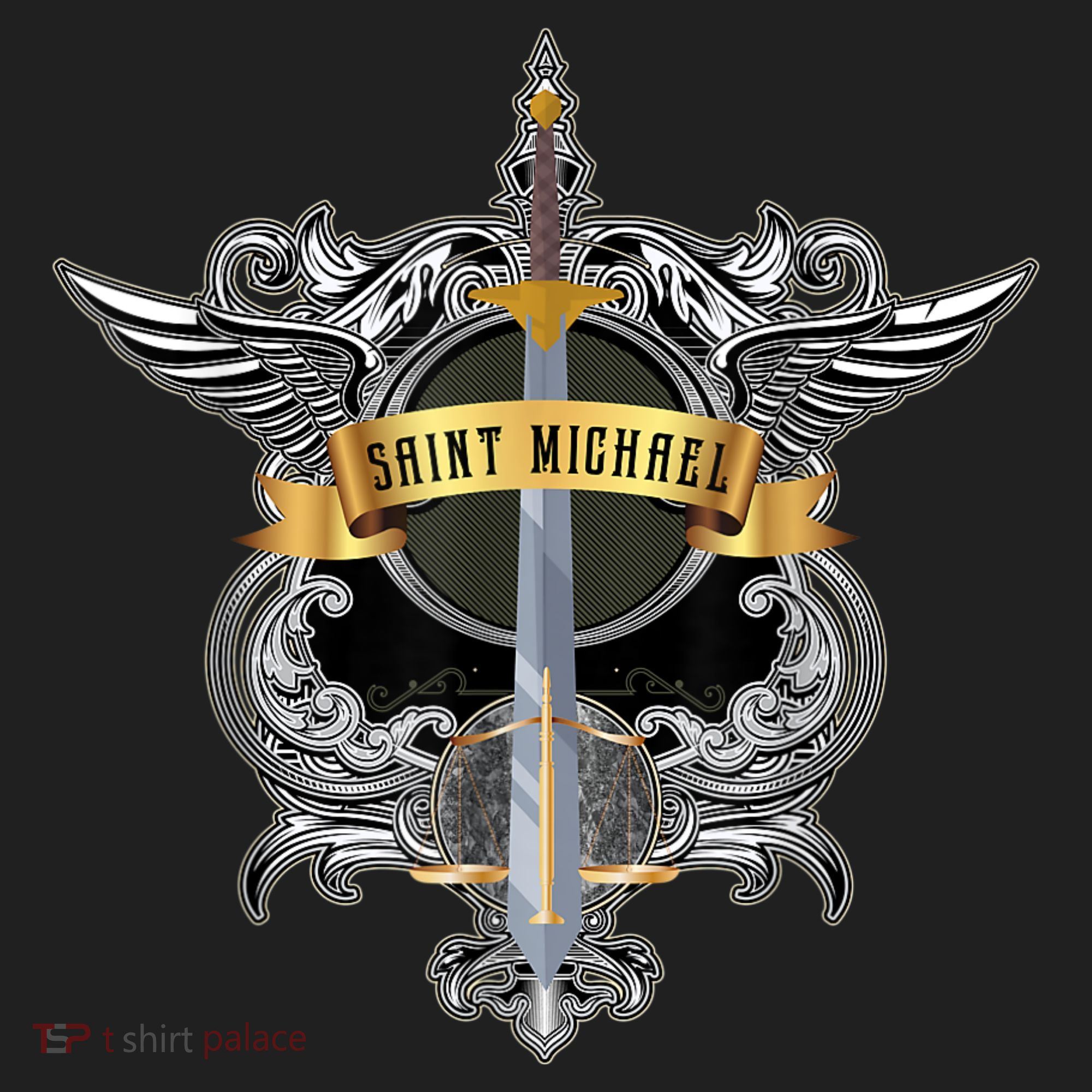 Sword Of Saint Michael The Archangel Catholic Men Women's Sweatshirt