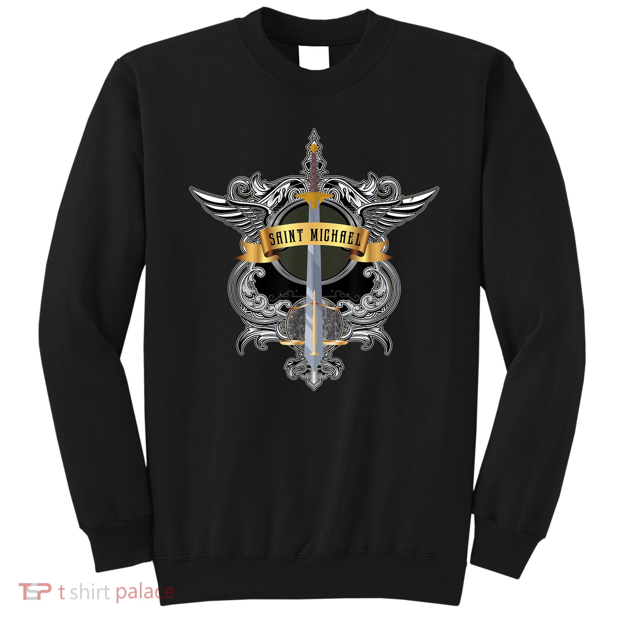 Sword Of Saint Michael The Archangel Catholic Men Sweatshirt