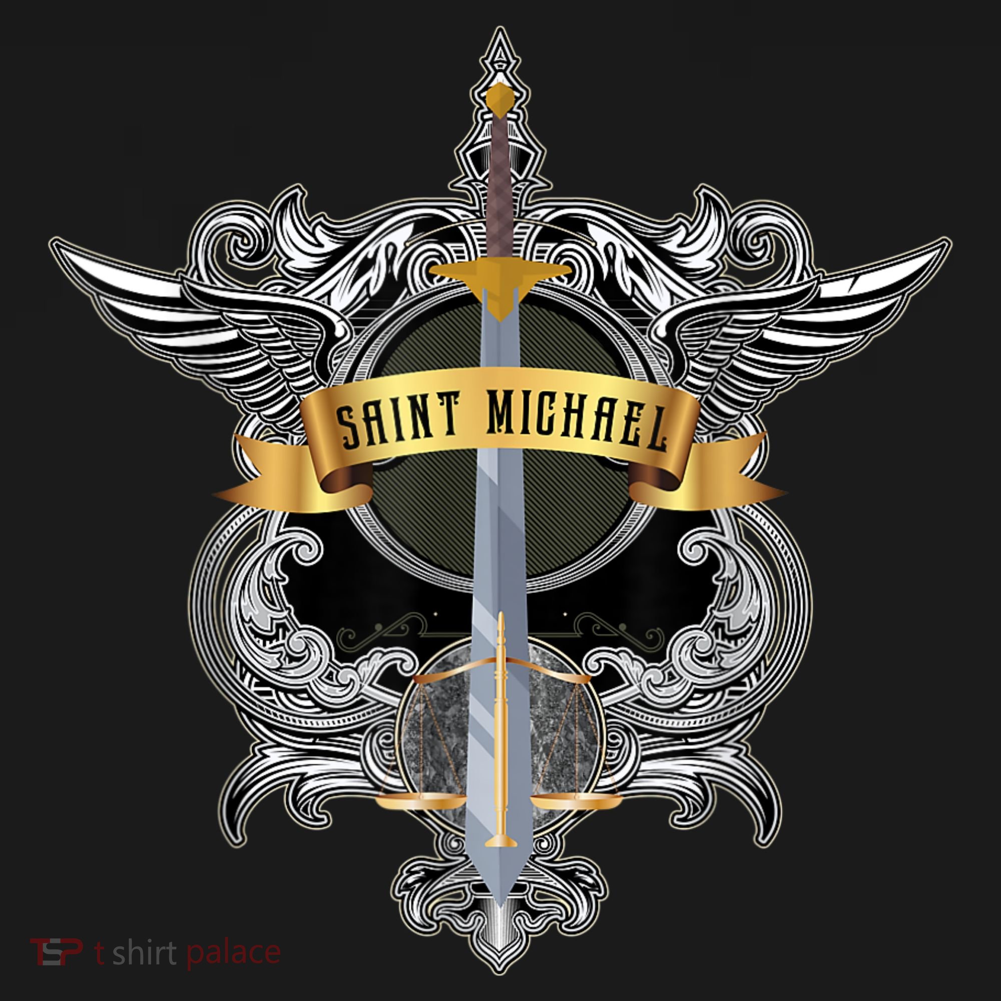 Sword Of Saint Michael The Archangel Catholic Men Sweatshirt