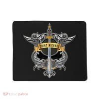Sword Of Saint Michael The Archangel Catholic Men Mousepad thumb 0