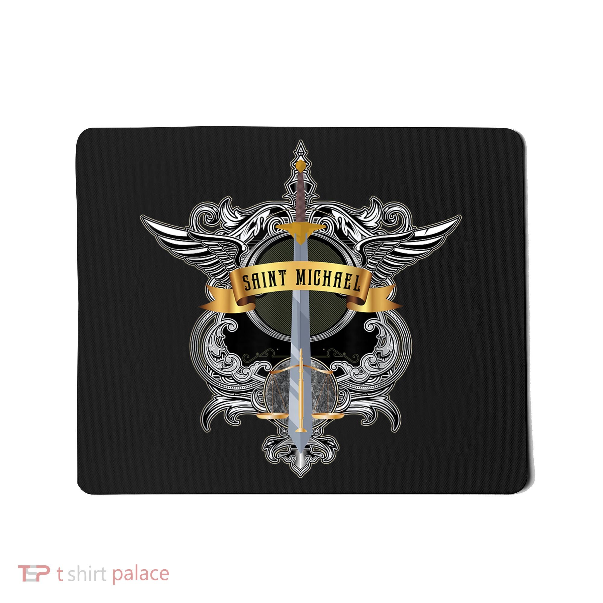 Sword Of Saint Michael The Archangel Catholic Men Mousepad
