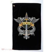 Sword Of Saint Michael The Archangel Catholic Men Golf Towel thumb 0