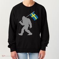 Sverige Or Swedish Flag On Sweden Flag Women's Sweatshirt thumb 0