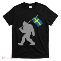 Sverige Or Swedish Flag On Sweden Flag T-Shirt thumb 0