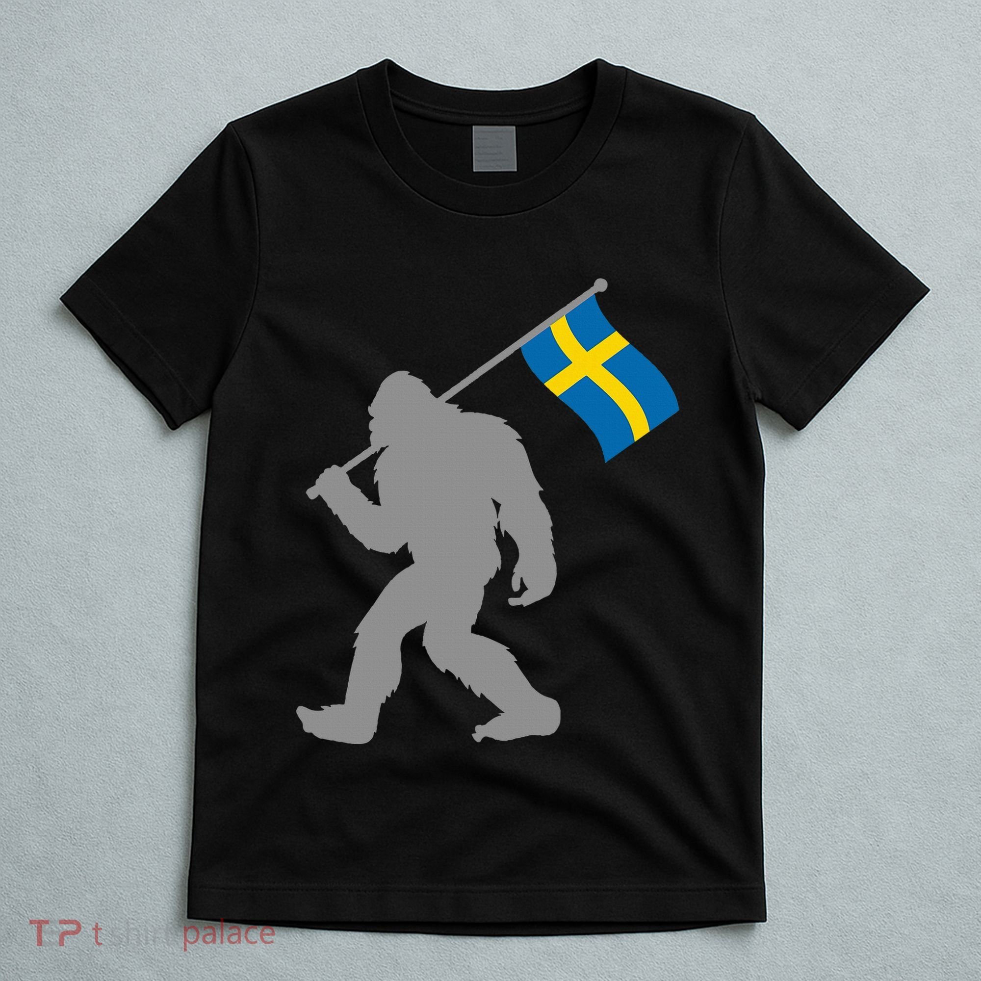 Sverige Or Swedish Flag On Sweden Flag T-Shirt