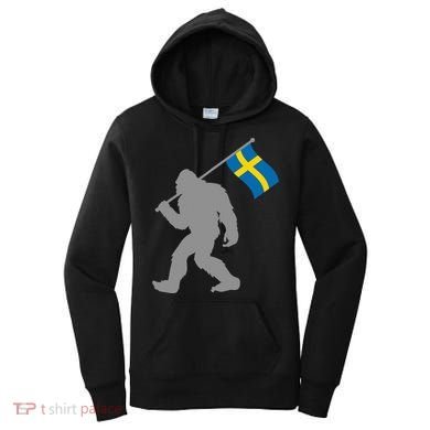 Sverige Or Swedish Flag On Sweden Flag Women's Hoodie