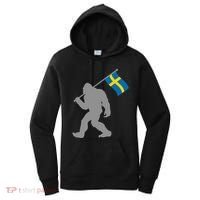 Sverige Or Swedish Flag On Sweden Flag Women's Hoodie thumb 0