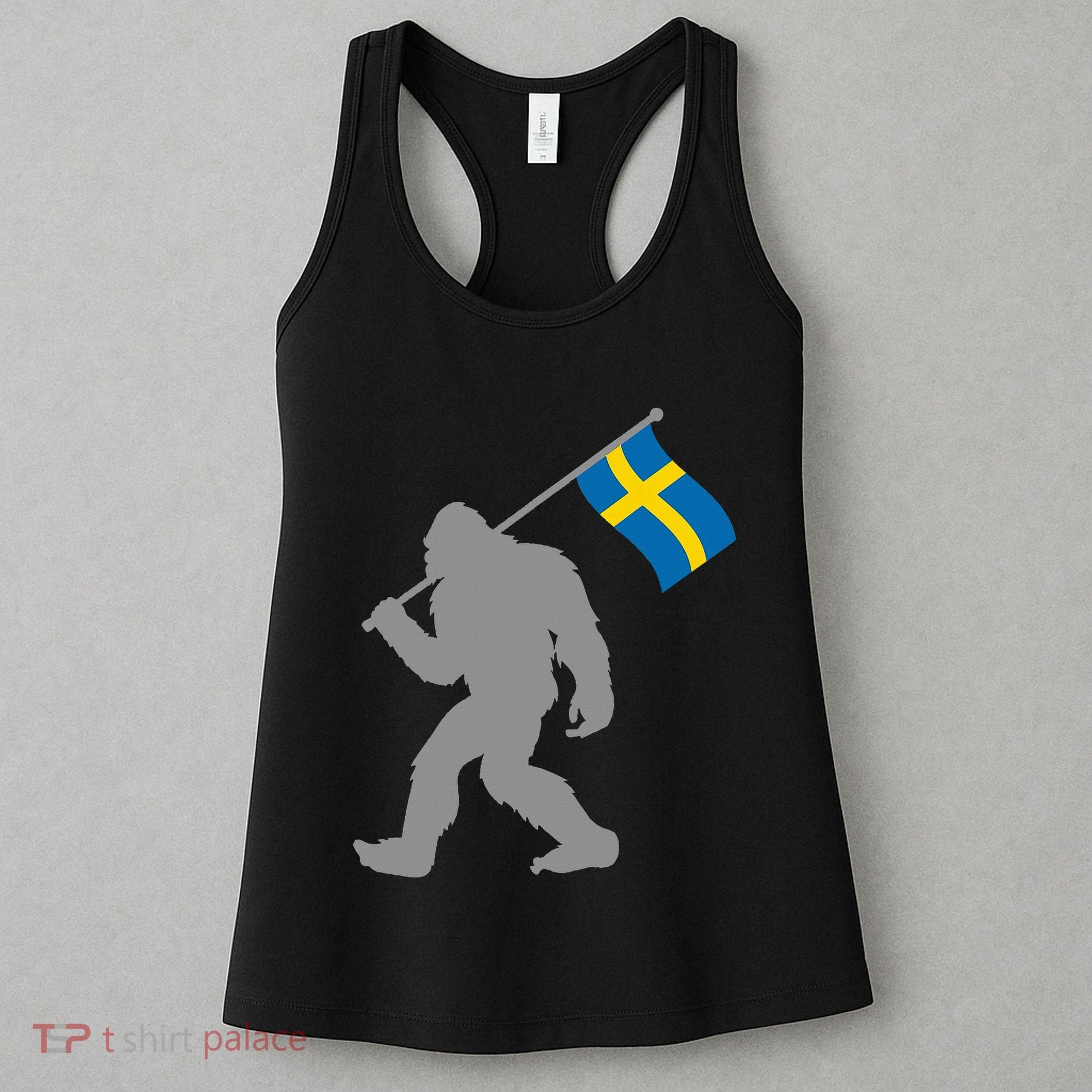 Sverige Or Swedish Flag On Sweden Flag Women's Tank Top