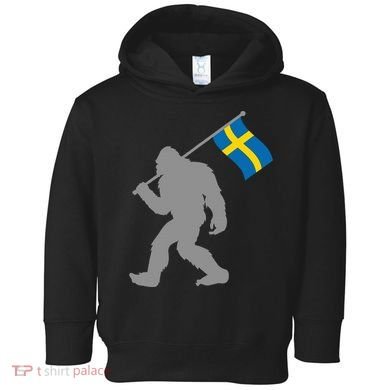 Sverige Or Swedish Flag On Sweden Flag Toddler Hoodie
