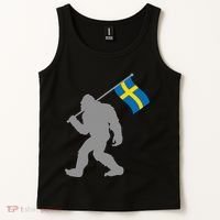 Sverige Or Swedish Flag On Sweden Flag Tank Top thumb 2