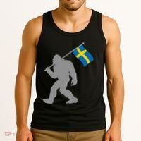 Sverige Or Swedish Flag On Sweden Flag Tank Top thumb 3