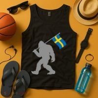 Sverige Or Swedish Flag On Sweden Flag Tank Top thumb 4