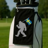 Sverige Or Swedish Flag On Sweden Flag Golf Towel thumb 2