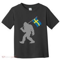 Sverige Or Swedish Flag On Sweden Flag Toddler T-Shirt thumb 0