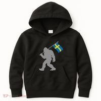 Sverige Or Swedish Flag On Sweden Flag Kids Hoodie thumb 0