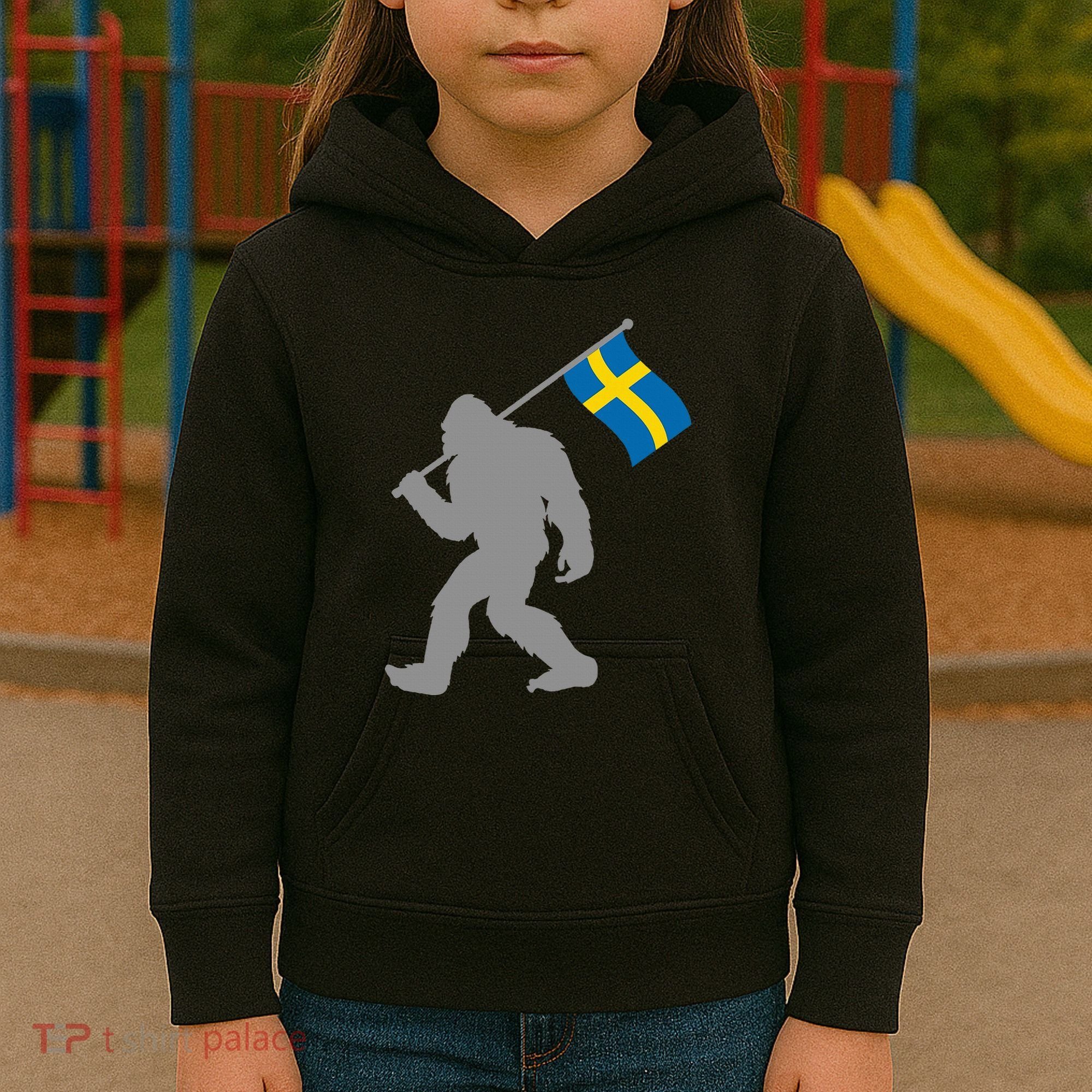 Sverige Or Swedish Flag On Sweden Flag Kids Hoodie