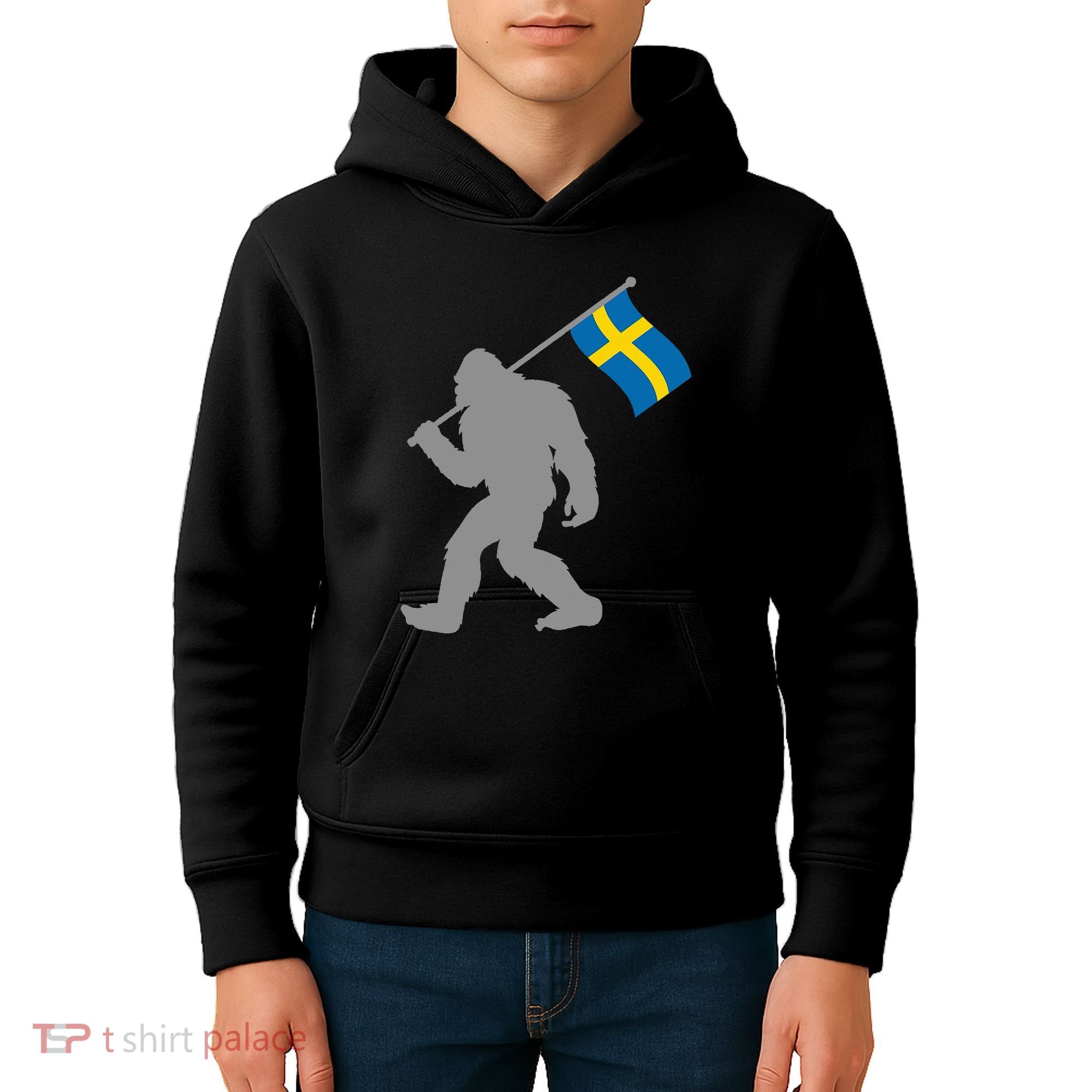 Sverige Or Swedish Flag On Sweden Flag Kids Hoodie