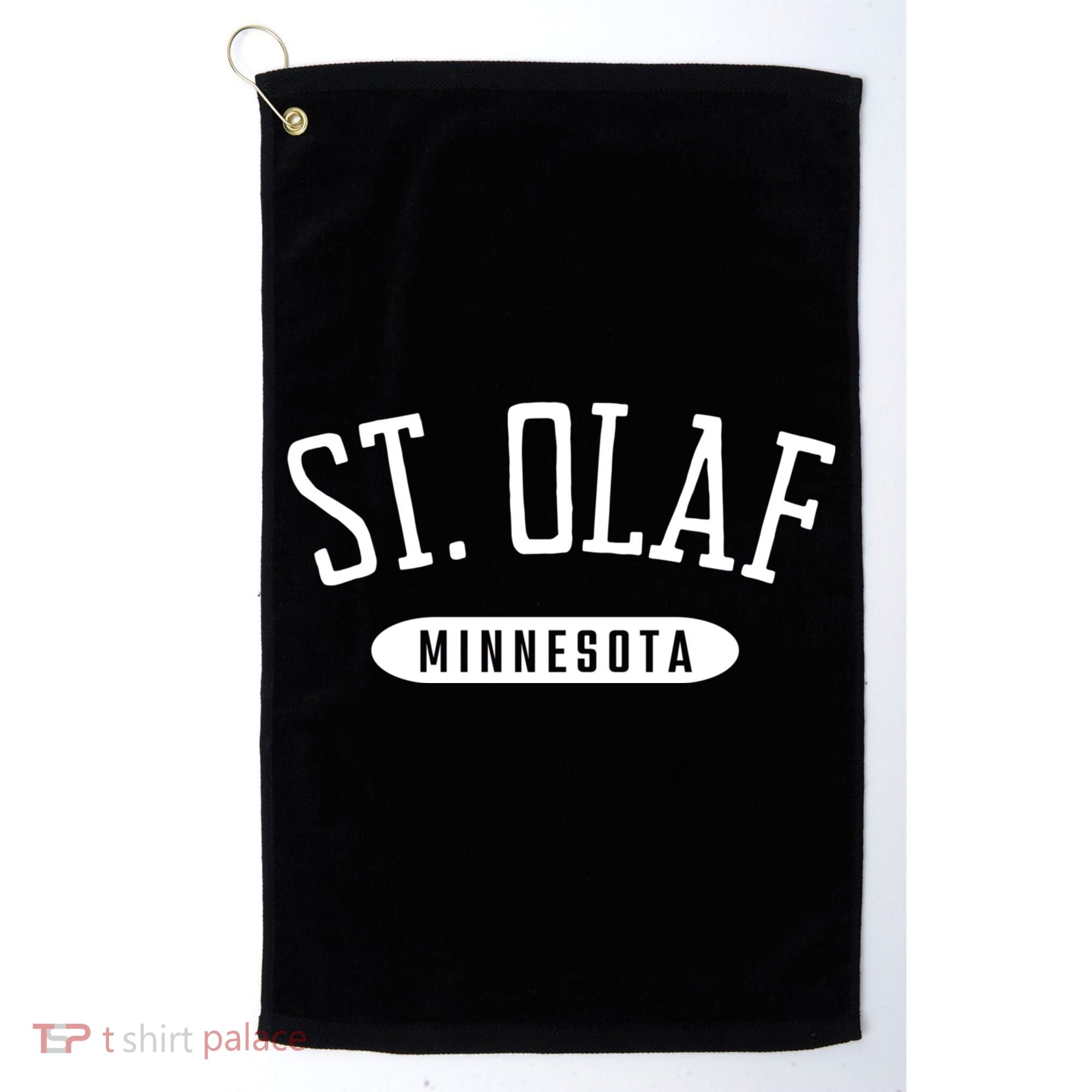St. Olaf Shirt Classic Style St. Olaf Minnesota MN Golf Towel