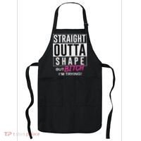 Straight Outta Shape But Bitch I'm Trying Apron thumb 0
