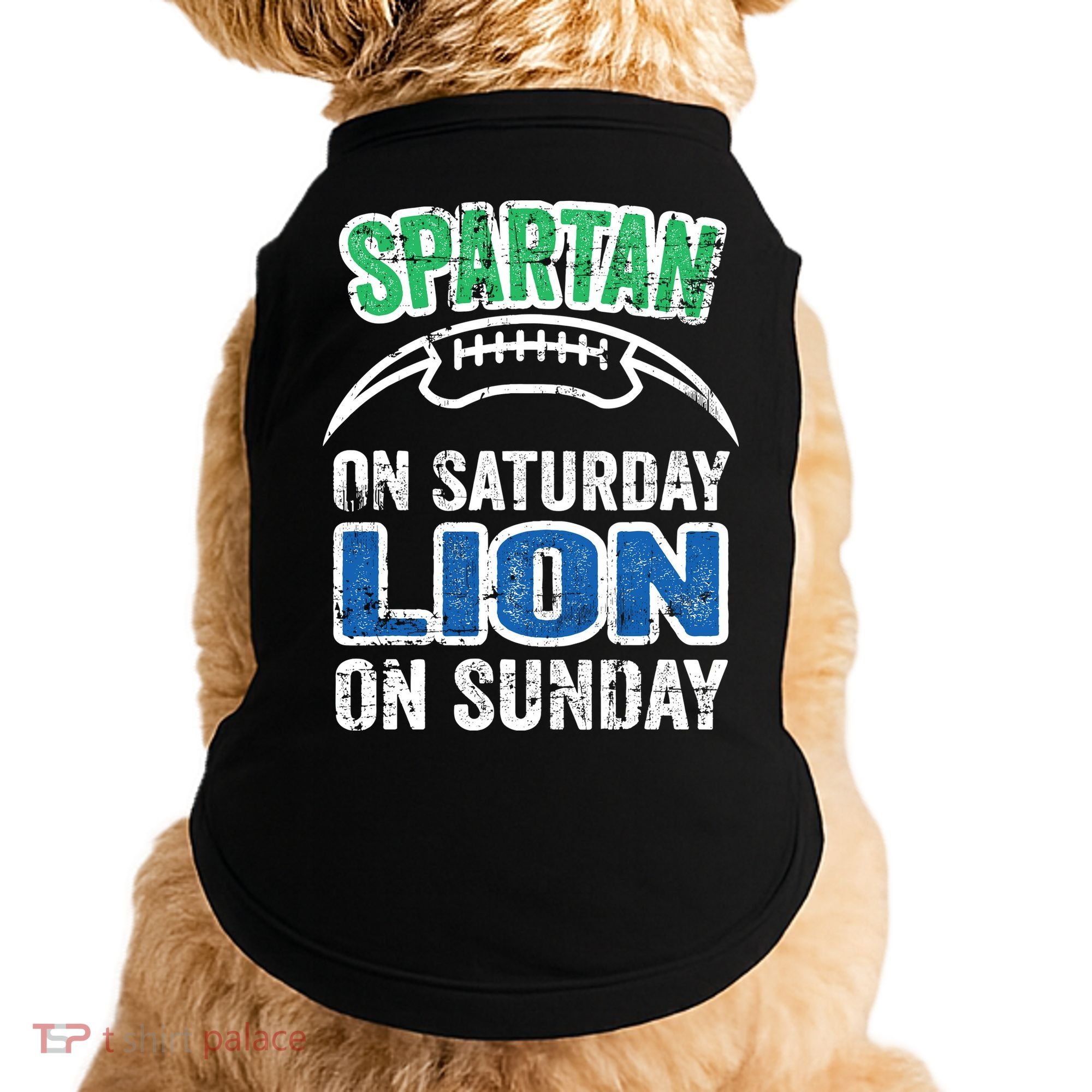 Spartan On Saturday Lion On Sunday Detroit Won Doggie Tank