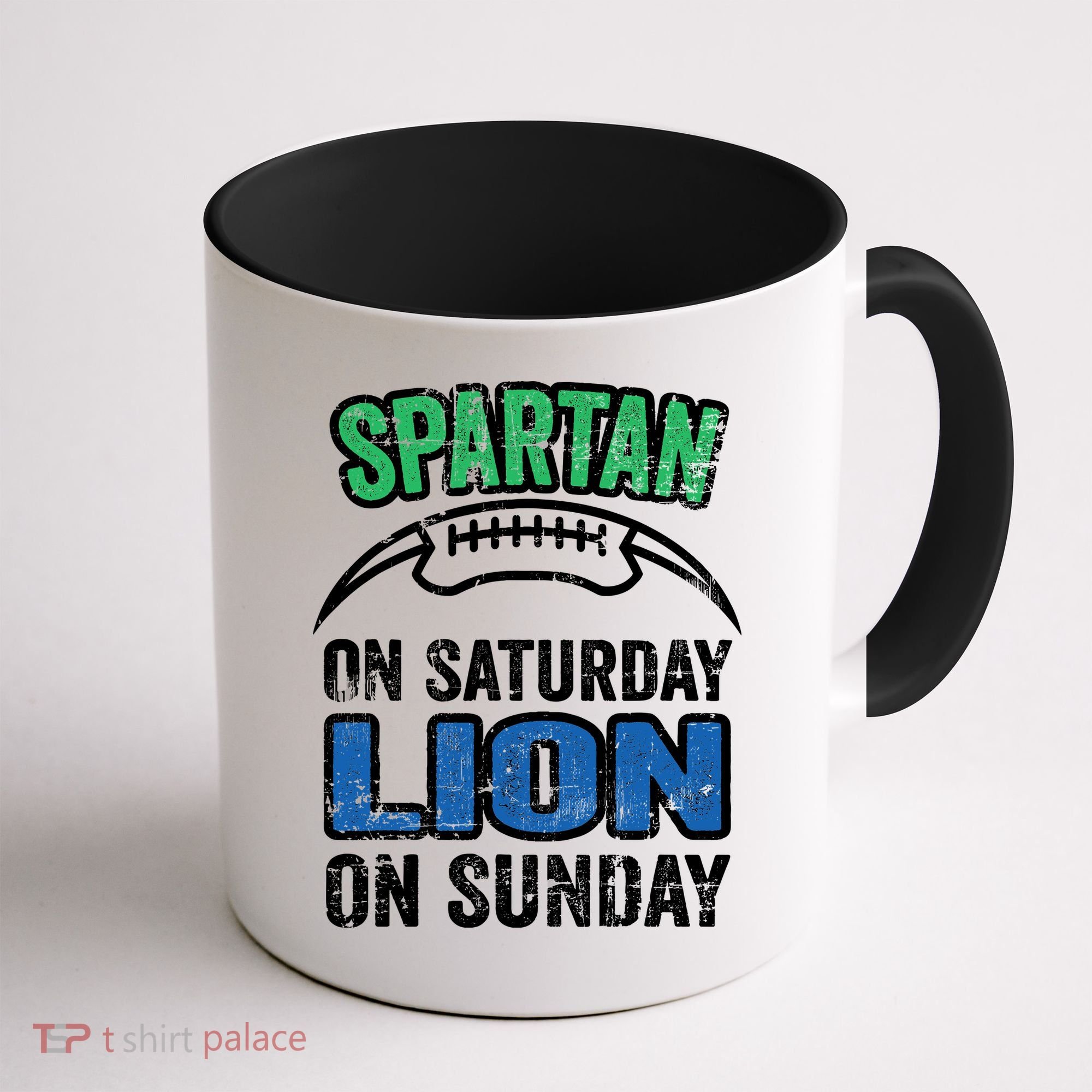 Spartan On Saturday Lion On Sunday Detroit Won Coffee Mug