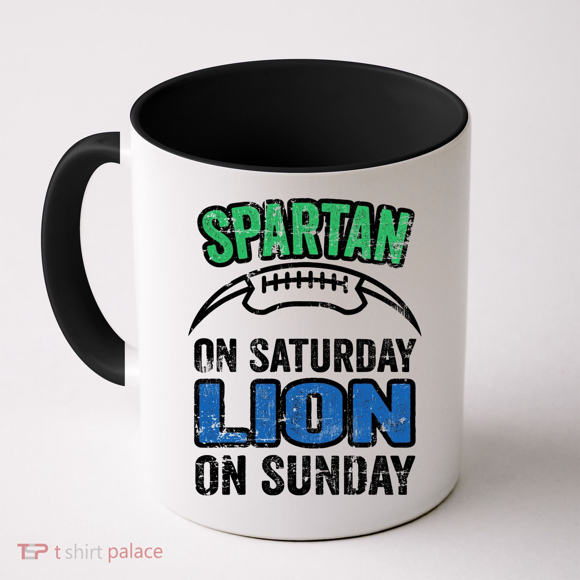 Spartan On Saturday Lion On Sunday Detroit Won Coffee Mug
