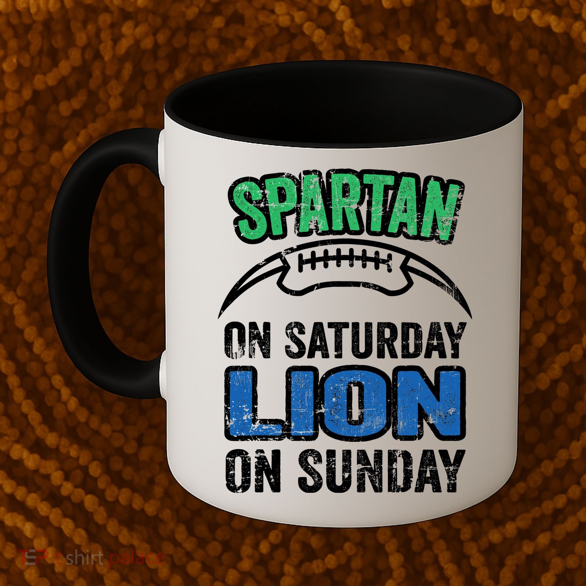 Spartan On Saturday Lion On Sunday Detroit Won Coffee Mug