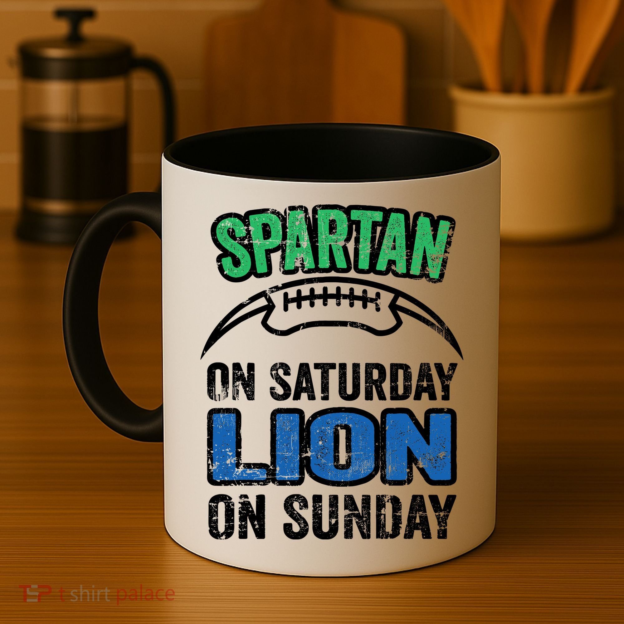 Spartan On Saturday Lion On Sunday Detroit Won Coffee Mug