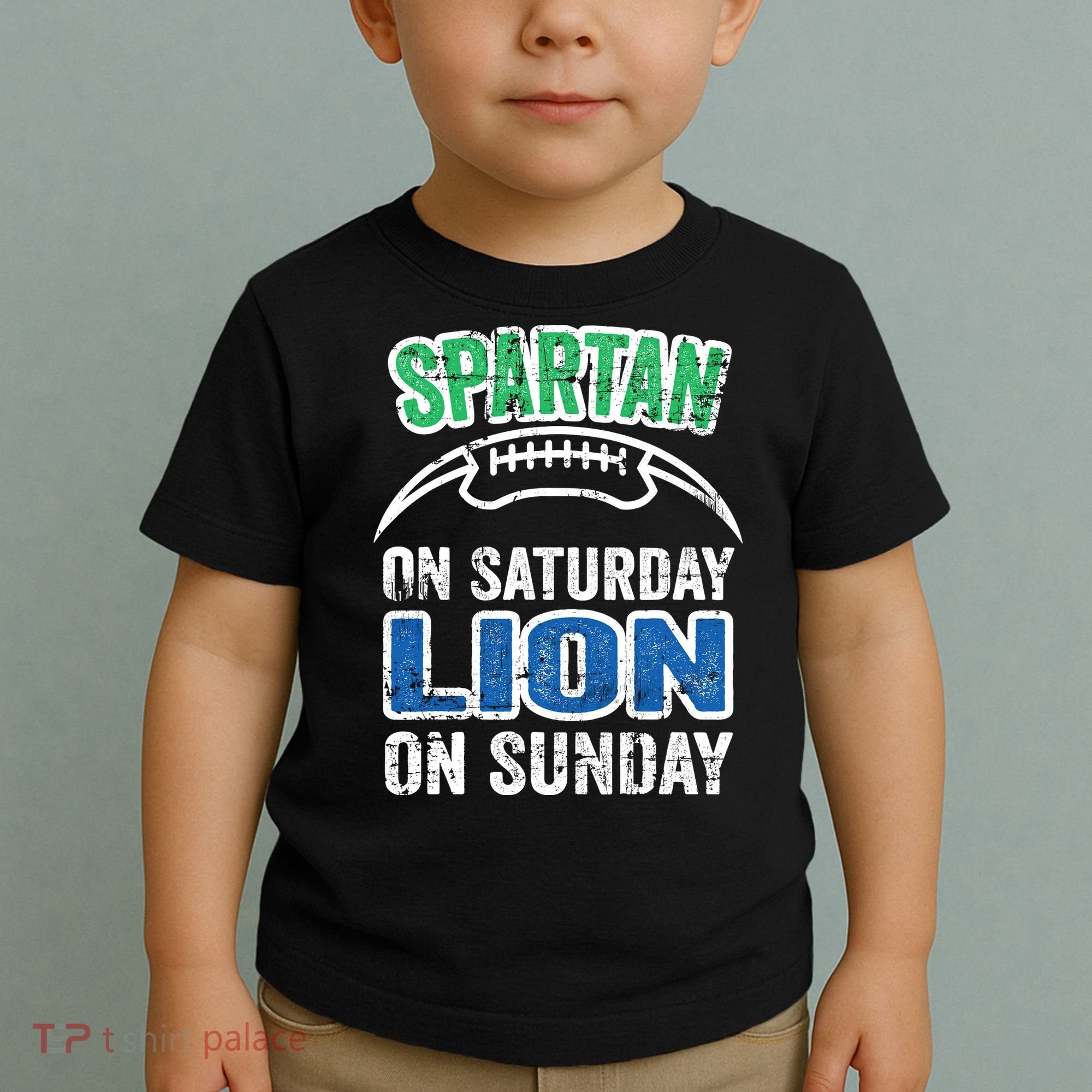 Spartan On Saturday Lion On Sunday Detroit Won Toddler T-Shirt