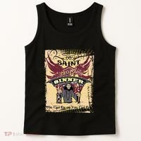 Saint Or Sinner You Can Fly Or You Can Fry! Tank Top thumb 2