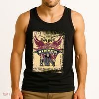 Saint Or Sinner You Can Fly Or You Can Fry! Tank Top thumb 3