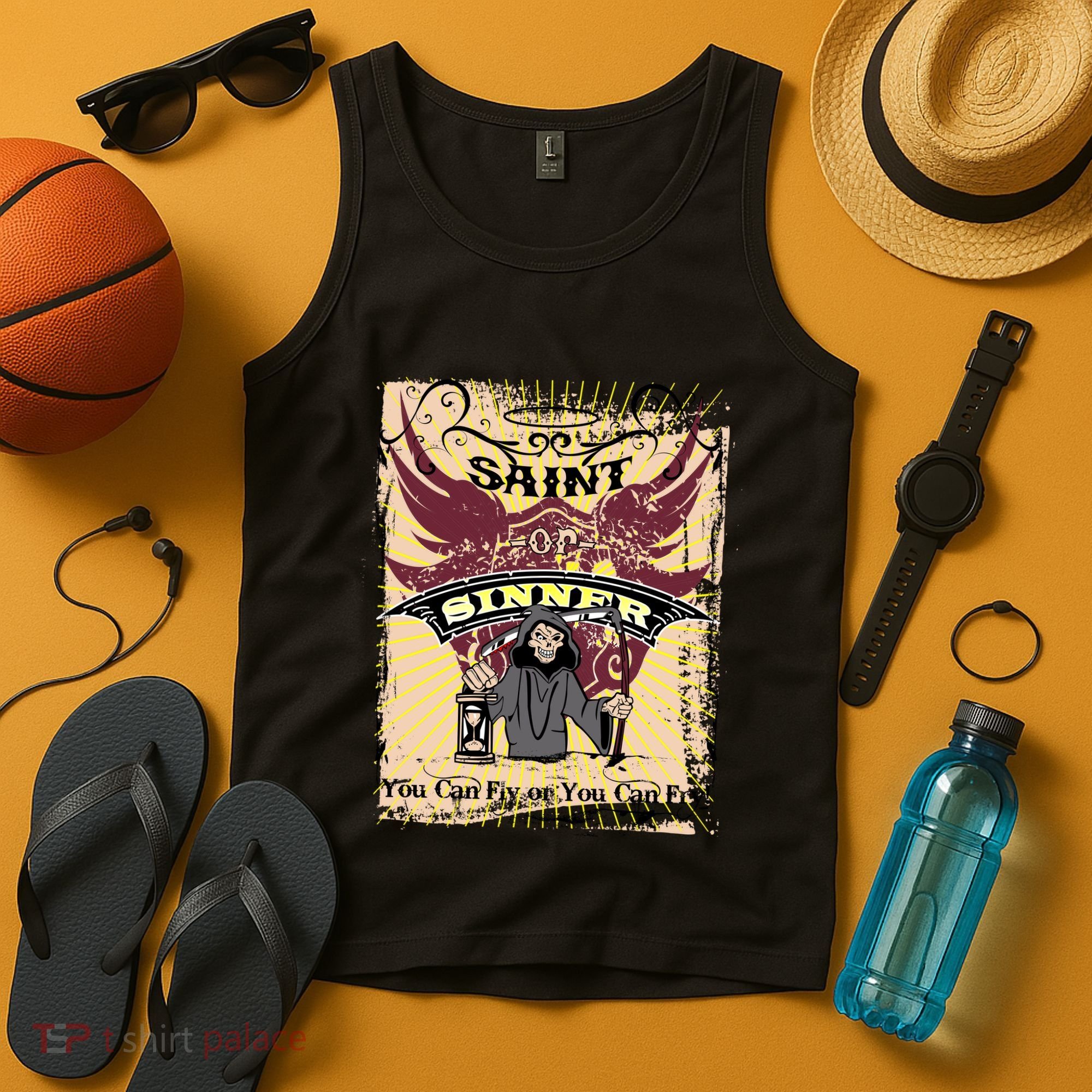 Saint Or Sinner You Can Fly Or You Can Fry! Tank Top