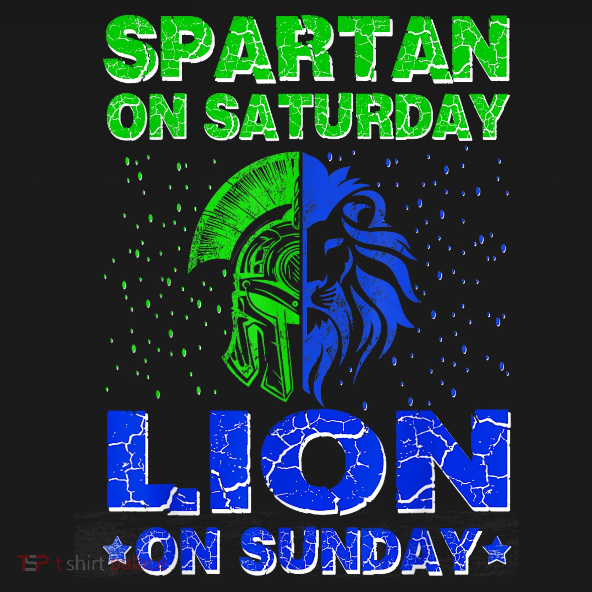 Spartan On Saturday Lion On Sunday Funny Detroit Mother Day Women's Tank Top