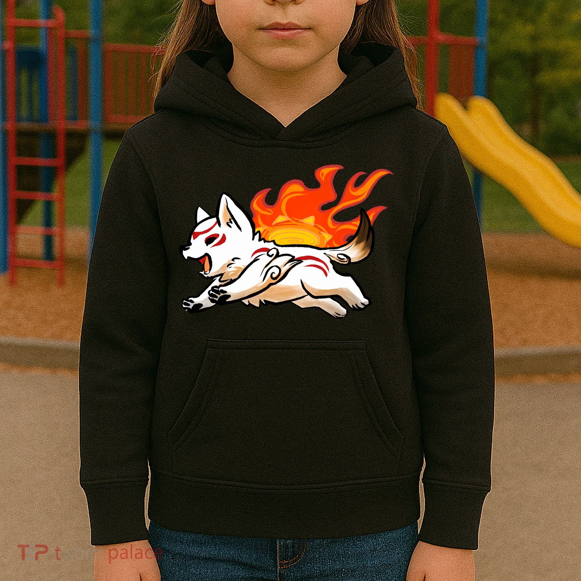 Summer Okami Kids Hoodie