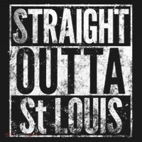 Straight Outta St Louis Missouri Distressed Effect Great Gift Bucket Hat thumb 4