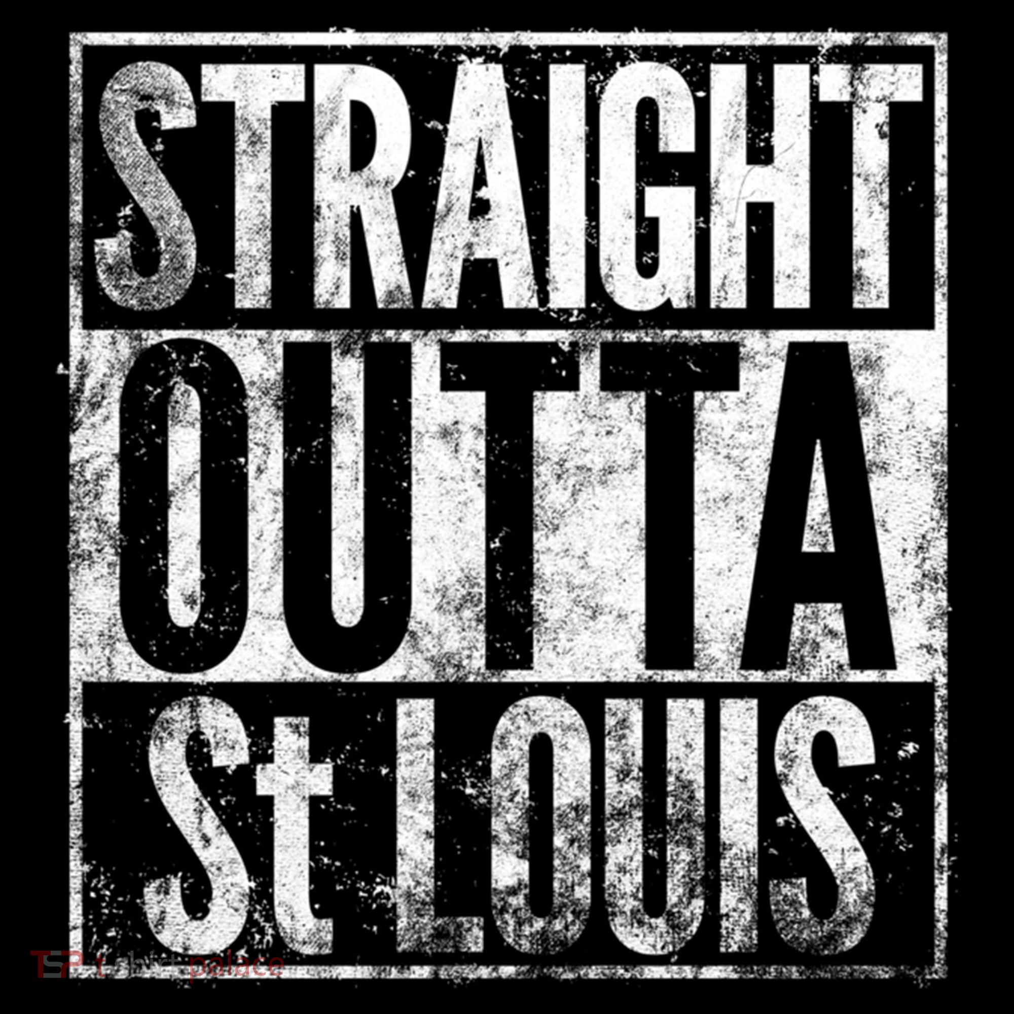 Straight Outta St Louis Missouri Distressed Effect Great Gift Women's Hoodie