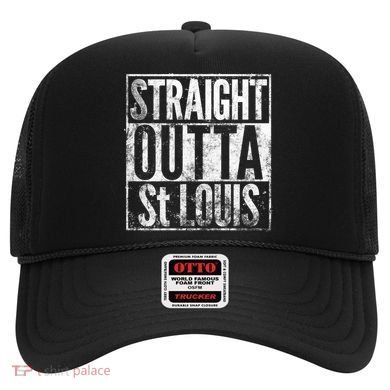Straight Outta St Louis Missouri Distressed Effect Great Gift Hat