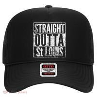 Straight Outta St Louis Missouri Distressed Effect Great Gift Hat thumb 0
