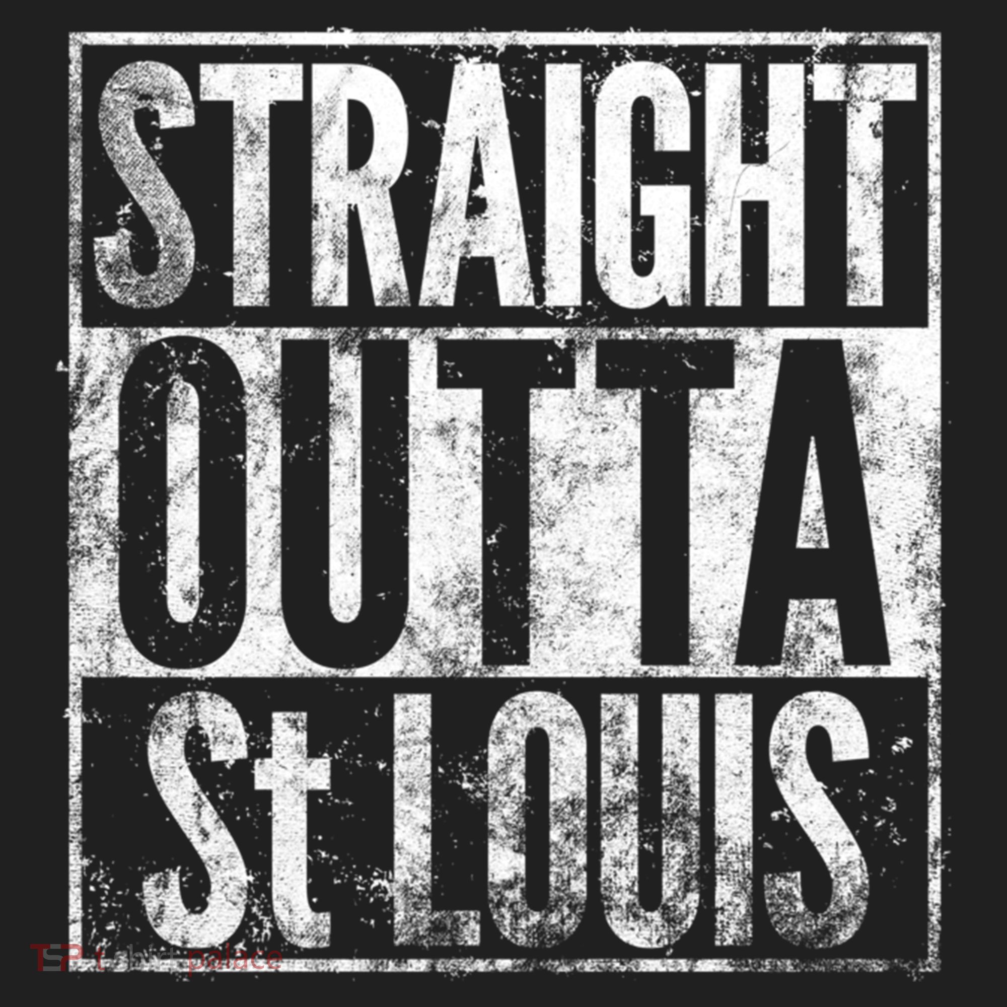 Straight Outta St Louis Missouri Distressed Effect Great Gift Hat