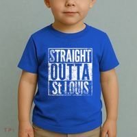 Straight Outta St Louis Missouri Distressed Effect Great Gift Toddler T-Shirt thumb 2