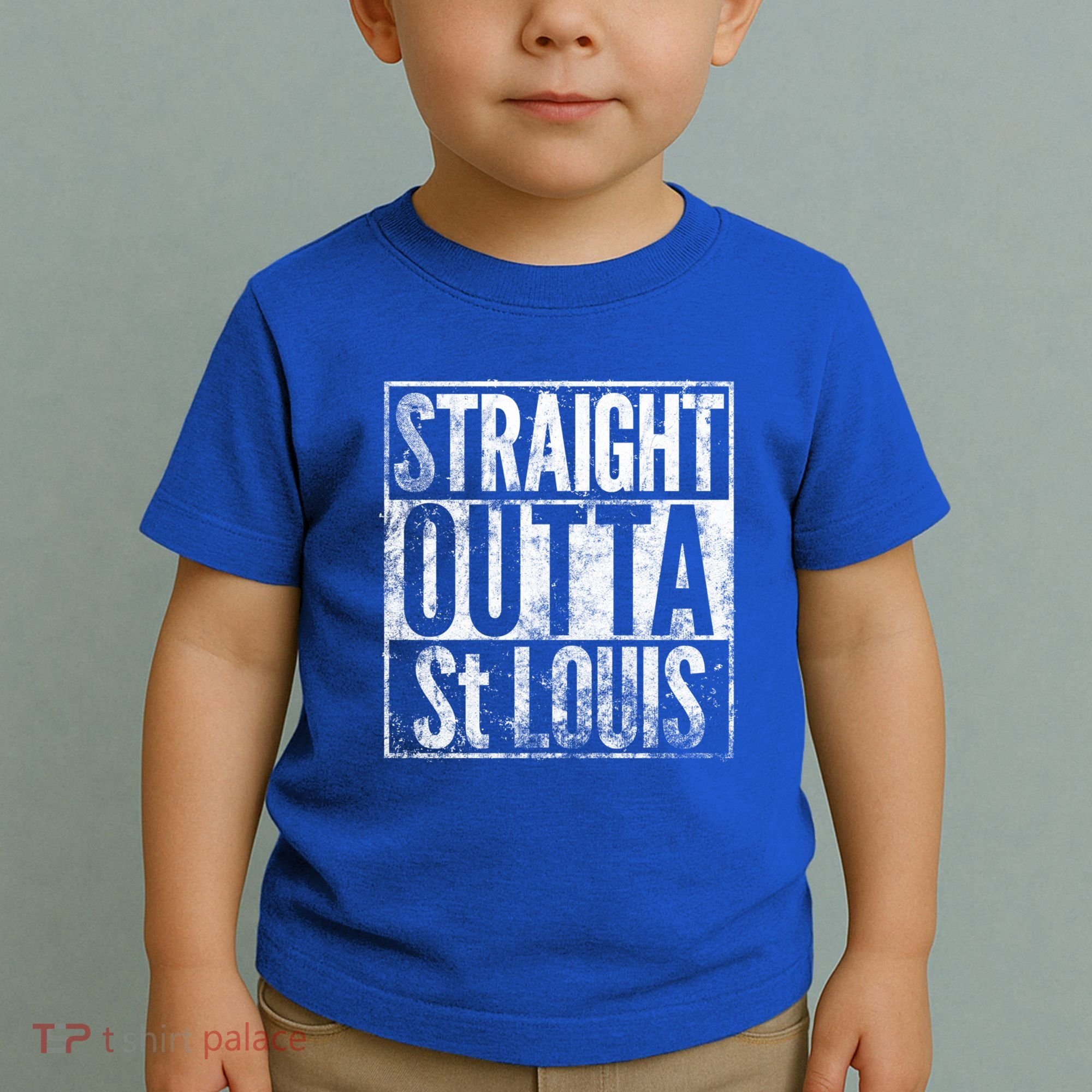 Straight Outta St Louis Missouri Distressed Effect Great Gift Toddler T-Shirt
