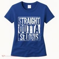 Straight Outta St Louis Missouri Distressed Effect Great Gift Women's T-Shirt thumb 0