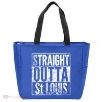 Straight Outta St Louis Missouri Distressed Effect Great Gift Tote Bag thumb 0