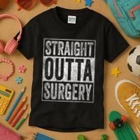 Straight Outta Surgery Kids T-Shirt thumb 3